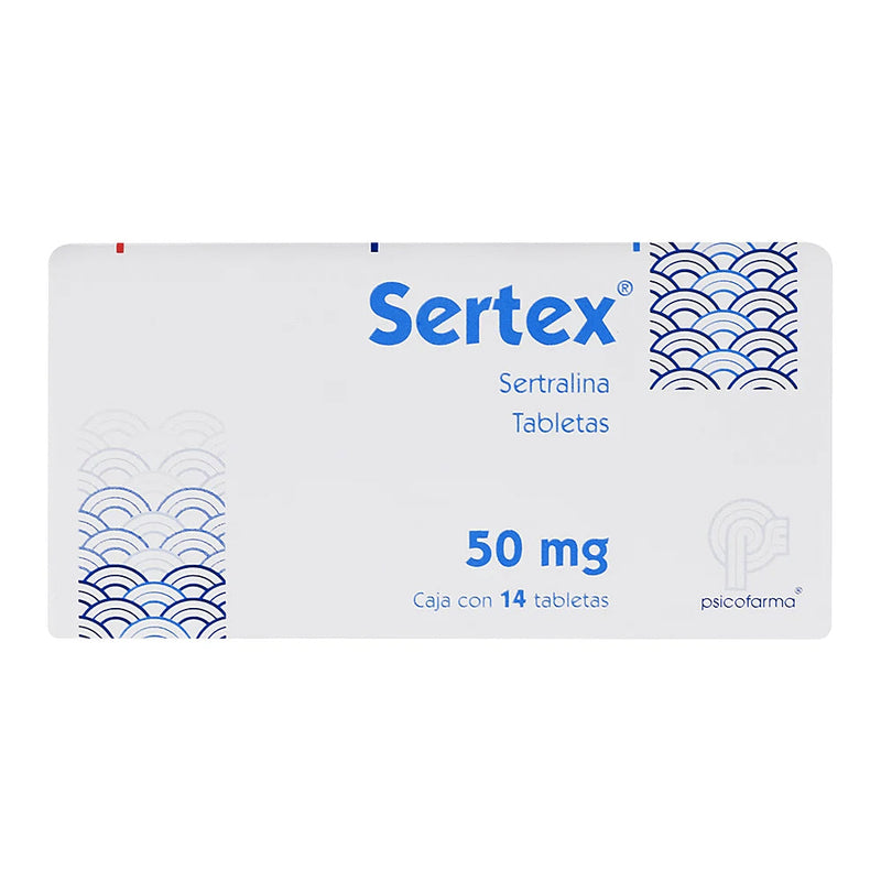 SERTEX SERTRALINA 50 MG TAB C/14