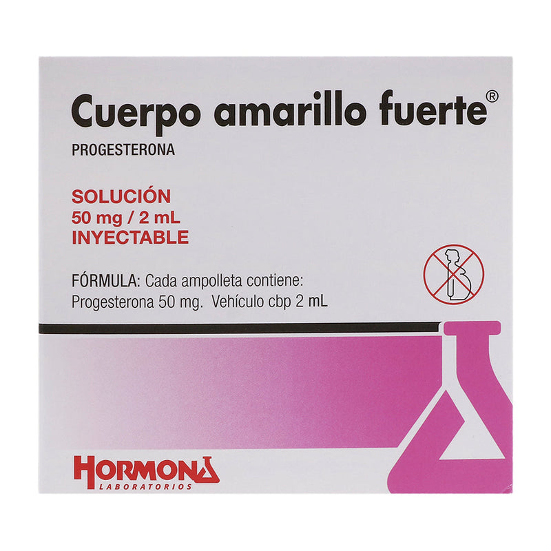 CUERPO AMARILLO FTE 2 ML AMP C/6