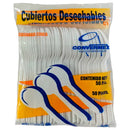 CONVERMEX TENEDOR PASTELERO C/50