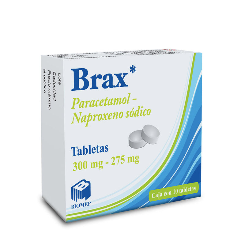 BRAX 300/275 MG TAB C/10 GI