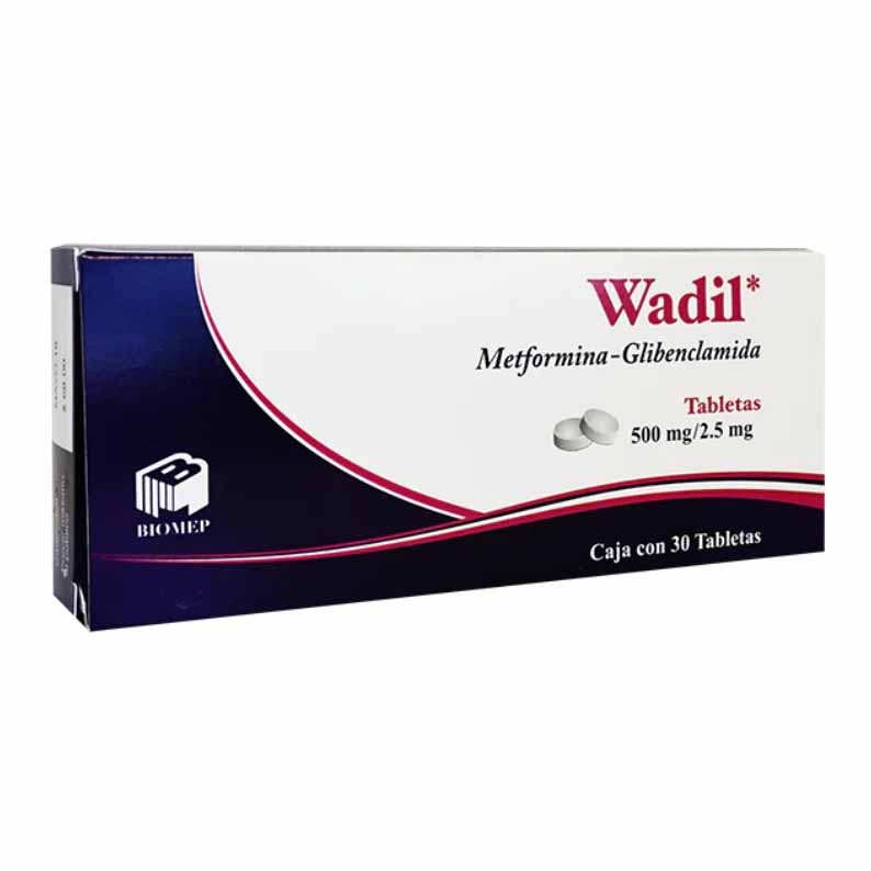 WADIL 500/2.5 MG TAB C/30 GI
