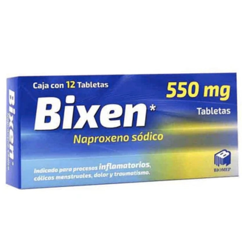 BIXEN 550 MG TAB C/12 GI