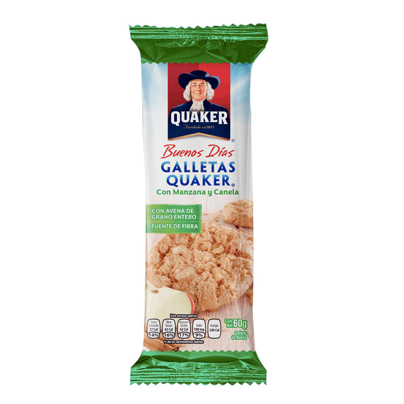 QK AVENA GALLETA MANZ/CAN 60G