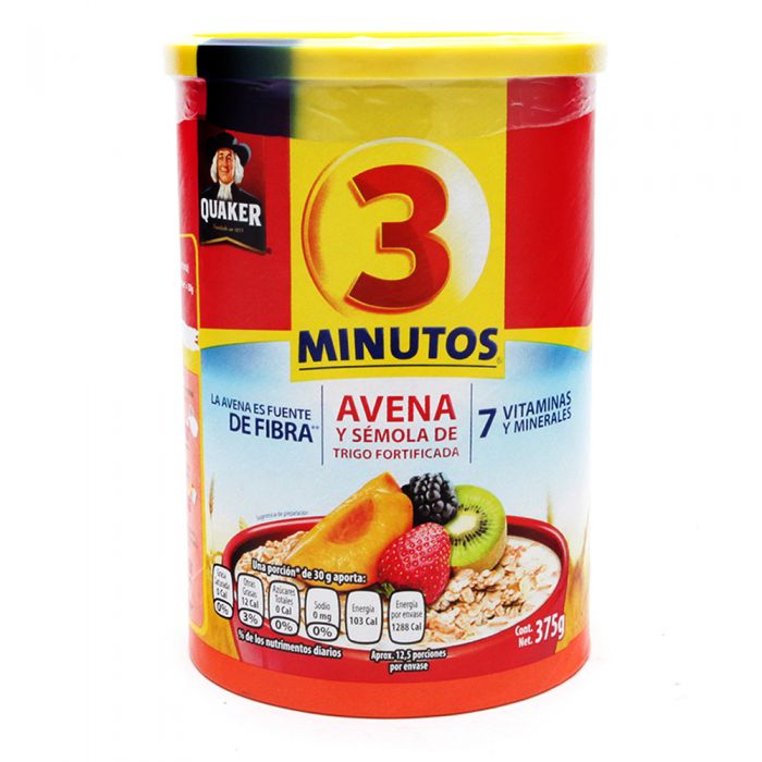 3 MINUTOS AVENA 375 GR