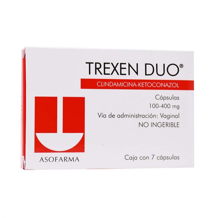 TREXEN DUO 100/400 MG CAP C/7