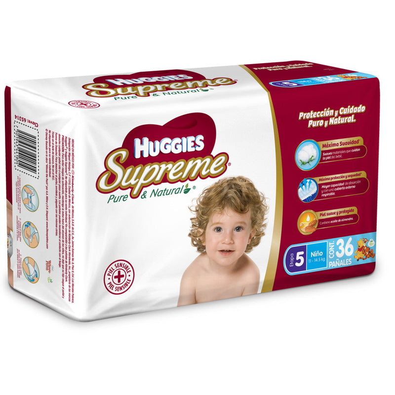 HUGGIES SUPREME 5 C/36