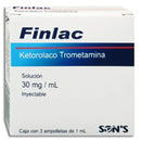 FINLAC 30 MG SOL INY C/3 GI