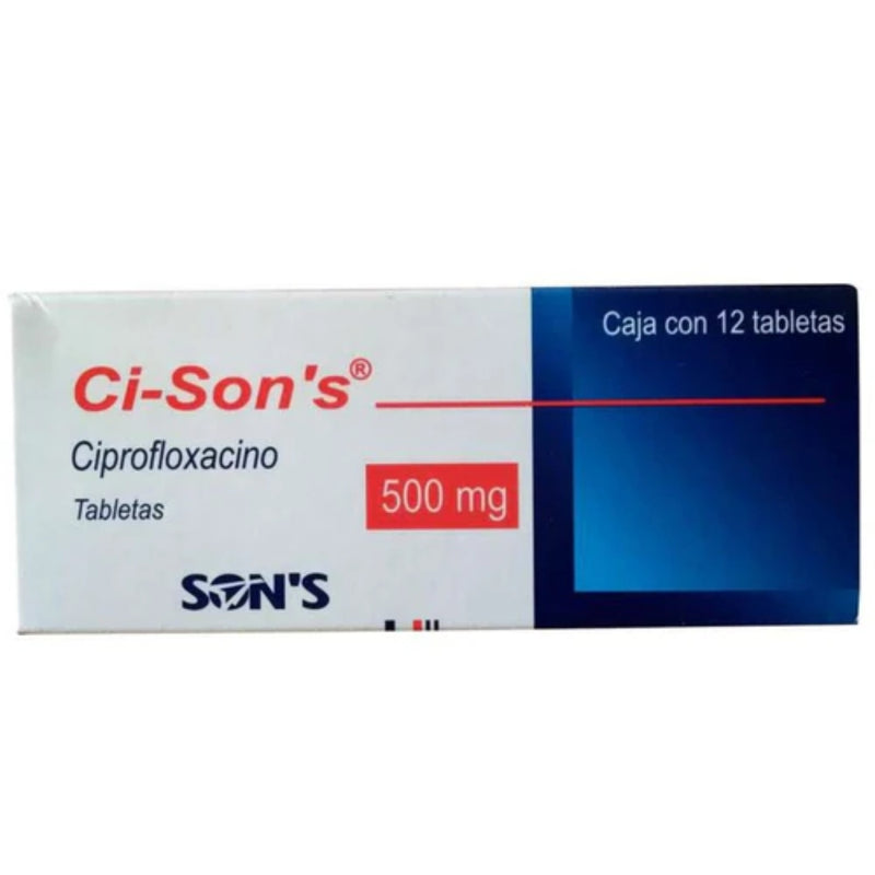 CI-SONS 500 MG TAB C/12 (CIPROFLOXACINO) GI