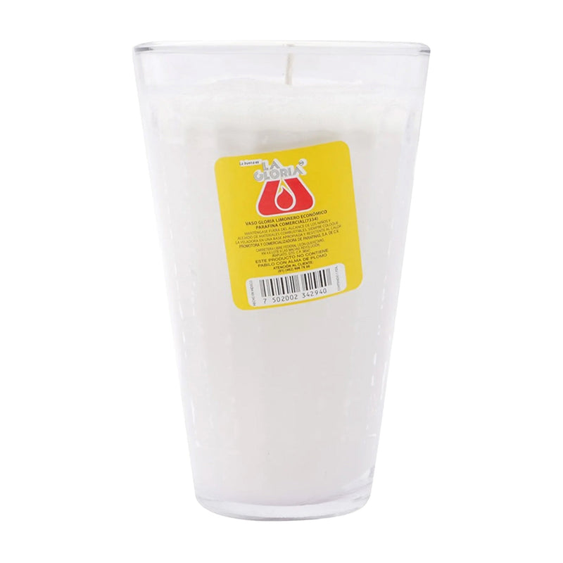 VELADORA VASO LIMONERO GLORIA