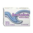 ACETAFEN 500 MG TAB C/12 GI