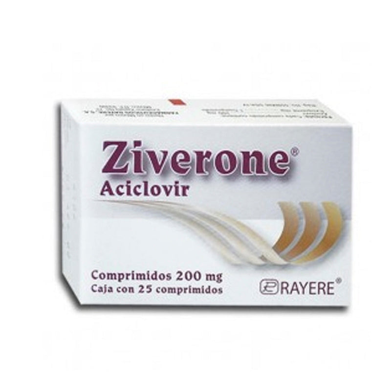 ZIVERONE 200 MG TAB C/25 GI