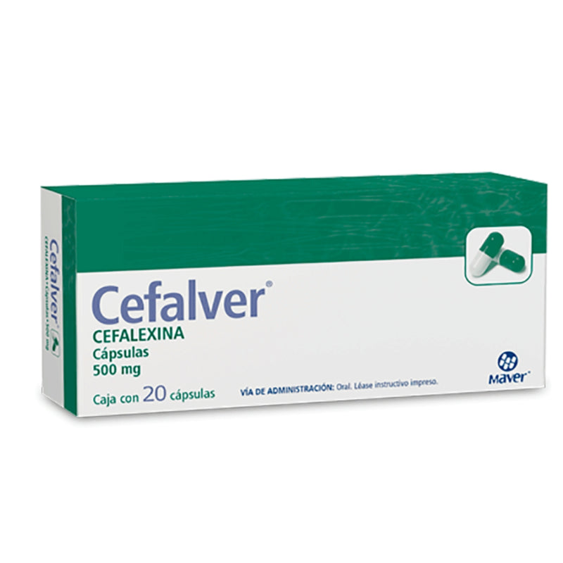 CEFALVER 500 MG CAP C/20 GI
