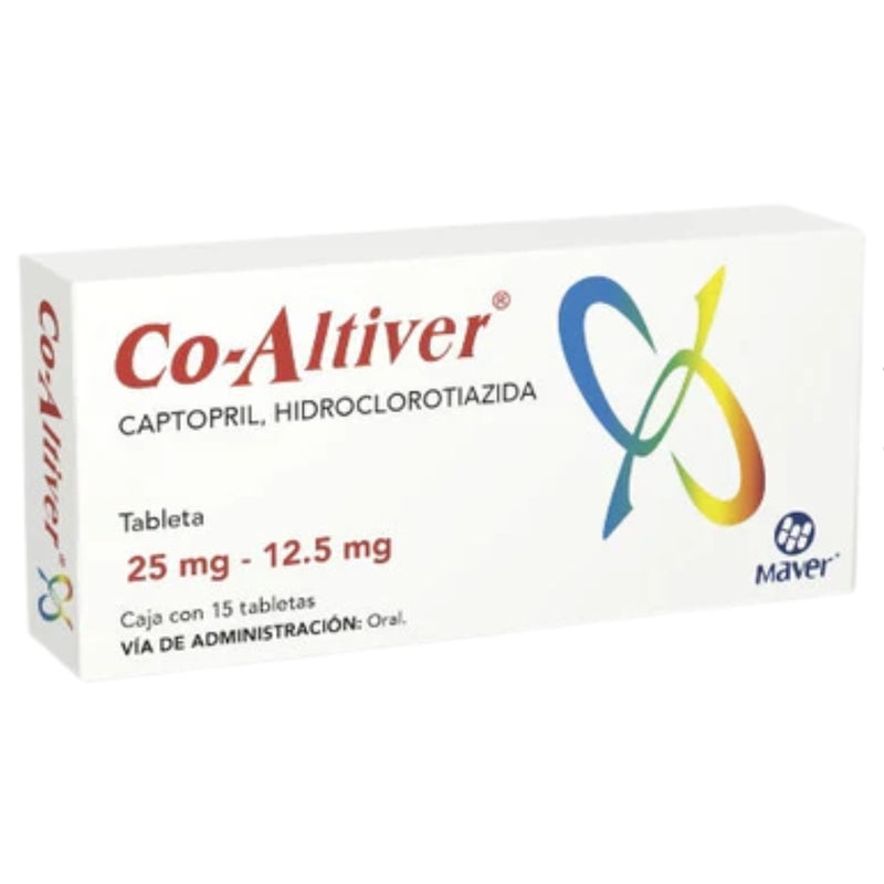 CO-ALTIVER 25/12.5 MG TAB C/15 GI