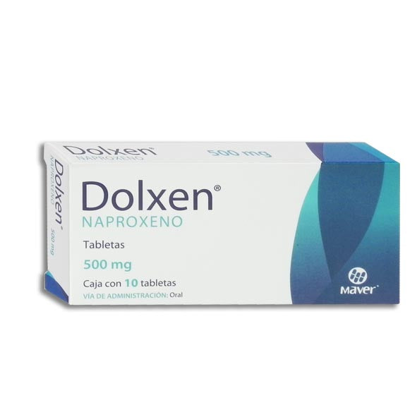 DOLXEN 500 MG TAB C/10 GI