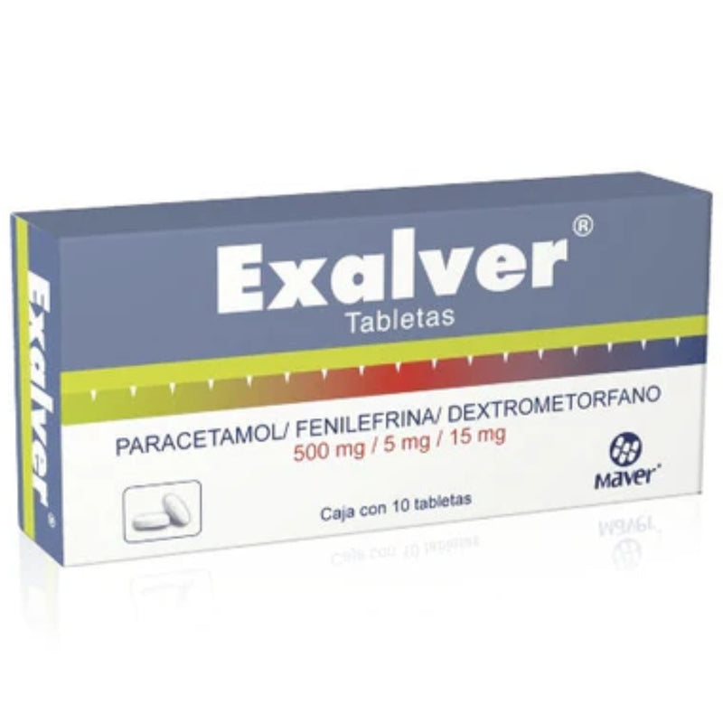 EXALVER 500MG/5MG/15/MG TAB C/10 GI
