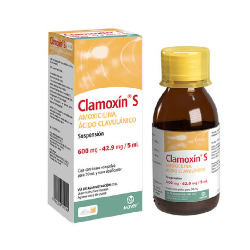 CLAMOXIN S 600 MG SUSP 50 ML GI