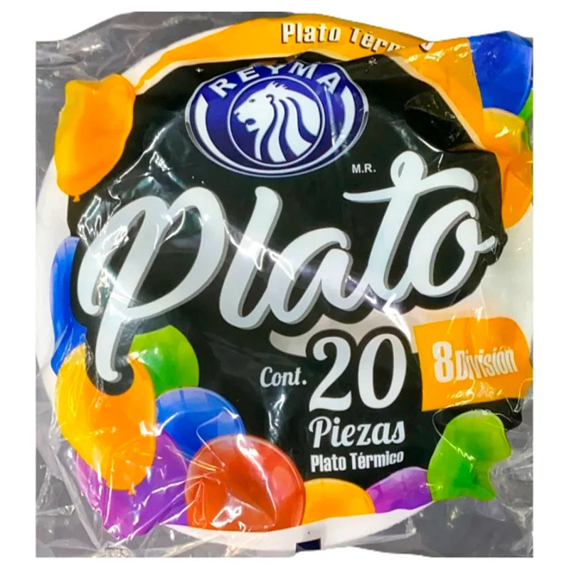 REYMA 8 PLATO TERM RED/DIV C20