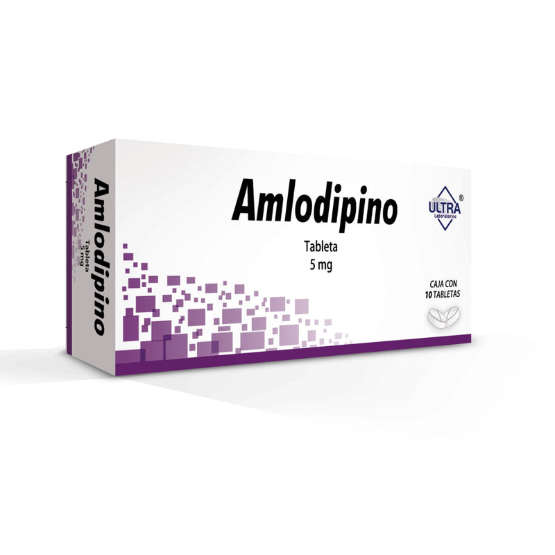 AMLODIPINO 5 MG TAB C/10 ULTRA GI