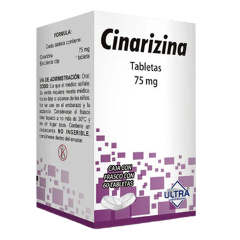 CINARIZINA 75 MG TAB C/60 ULTRA GI