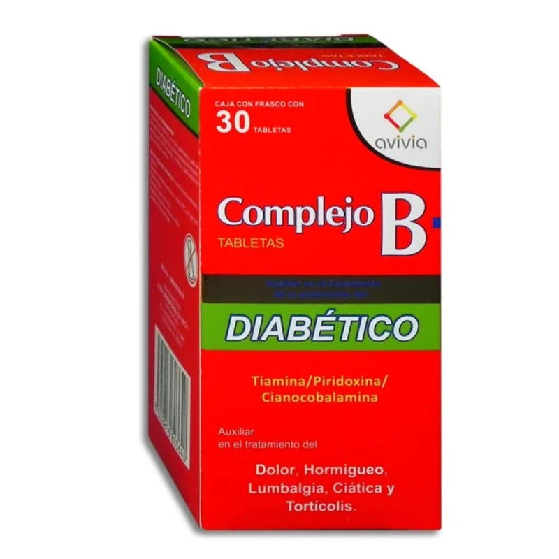 COMPLEJO B DIABETICO TAB C/30 (TIAMI/PIRI/CIANOCO) GI