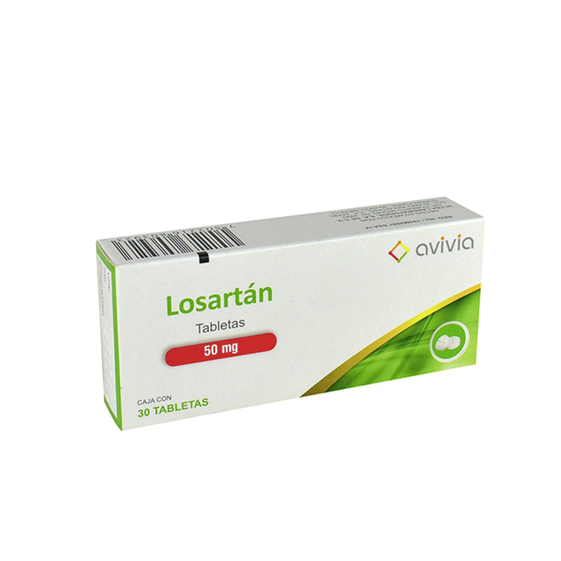 LOSARTAN 50 MG TAB C/30 AVIVIA GI