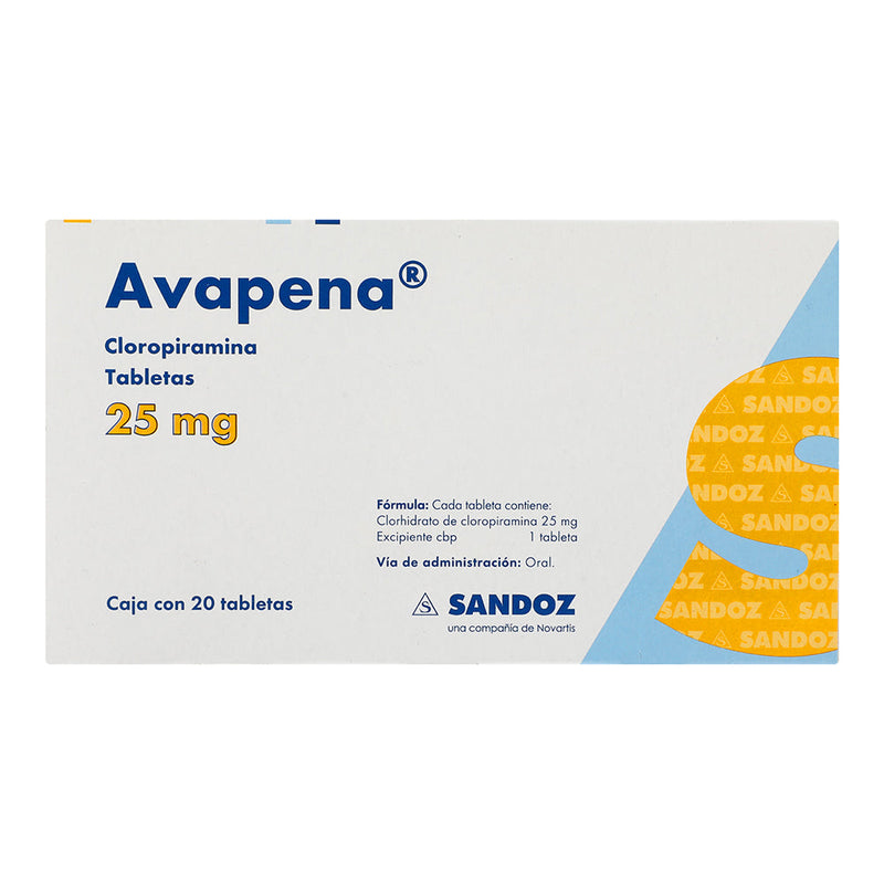 AVAPENA 25 MG GRAG C/20