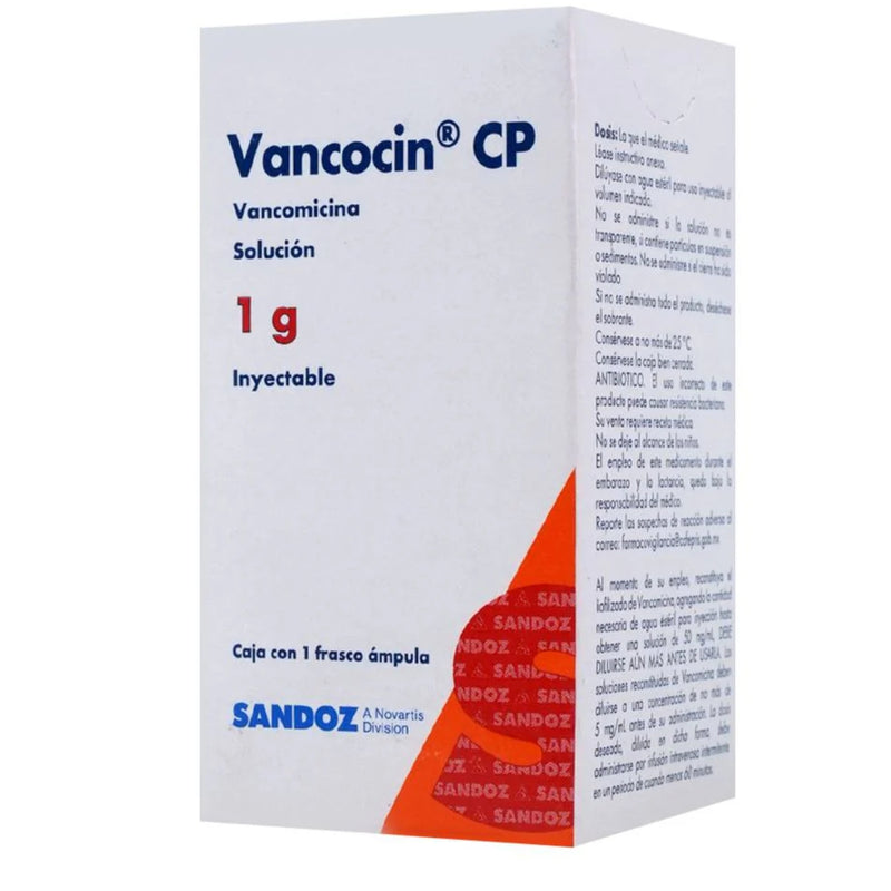 VANCOCIN CP 1 GR INY