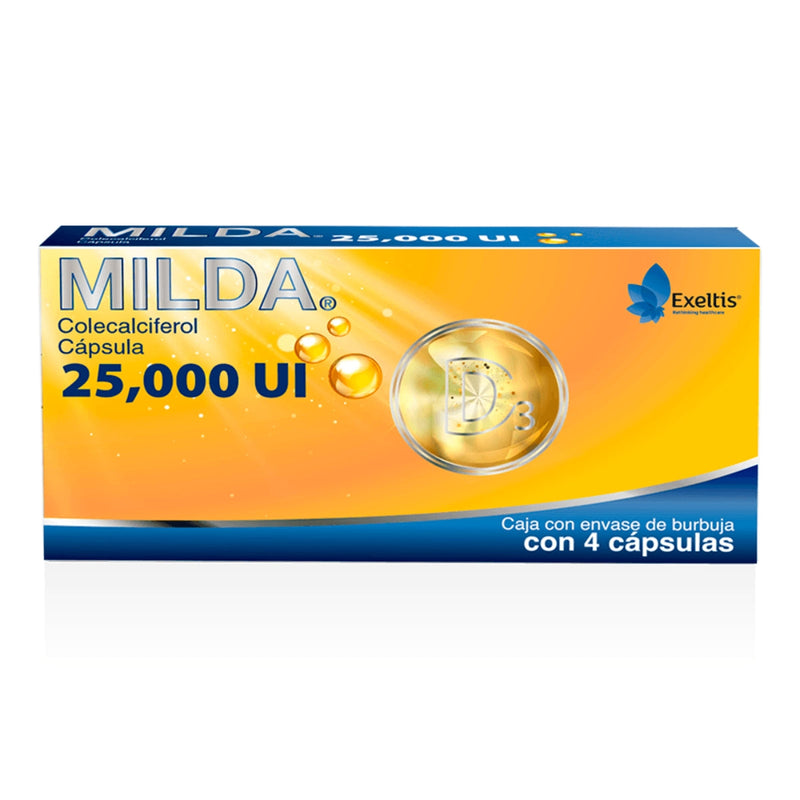 MILDA 25000 UI CAP C/4