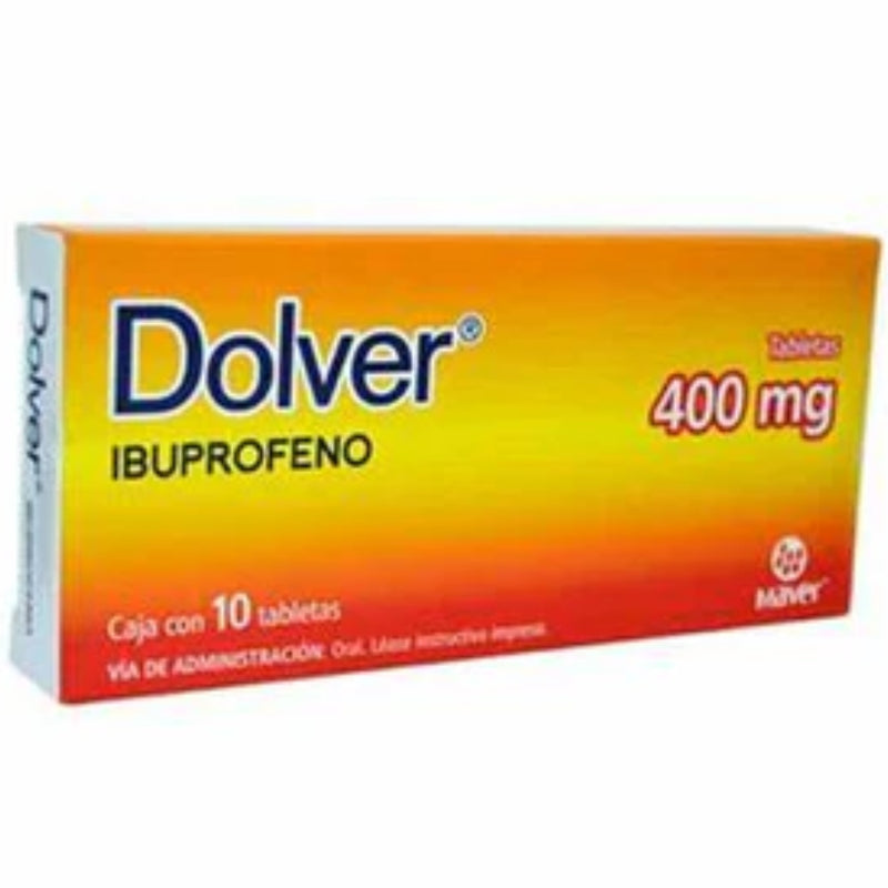 DOLVER 400 MG TAB C/10 (IBUPROFENO) GI