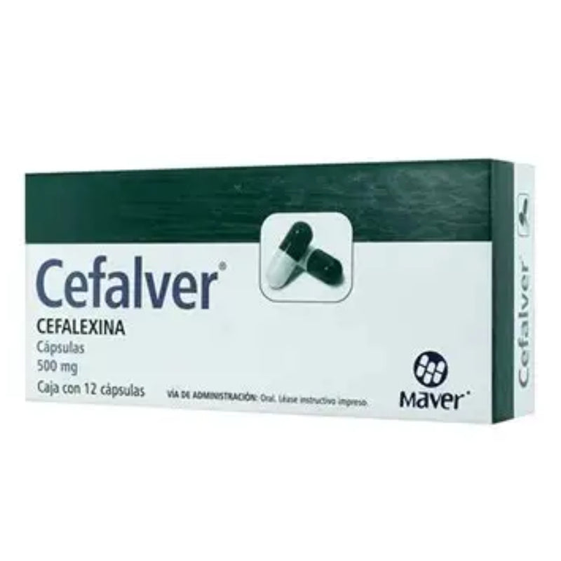 CEFALVER 500 MG CAP C/12 GI