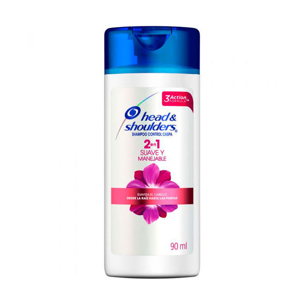 HEAD SHOULDERS 2EN1 SUAVE/MANEJA SH 90 ML