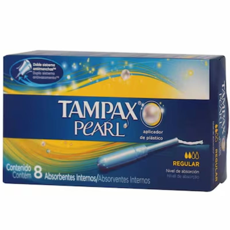 TAMPAX PEARL TAMPON REG C/8 CS4+1