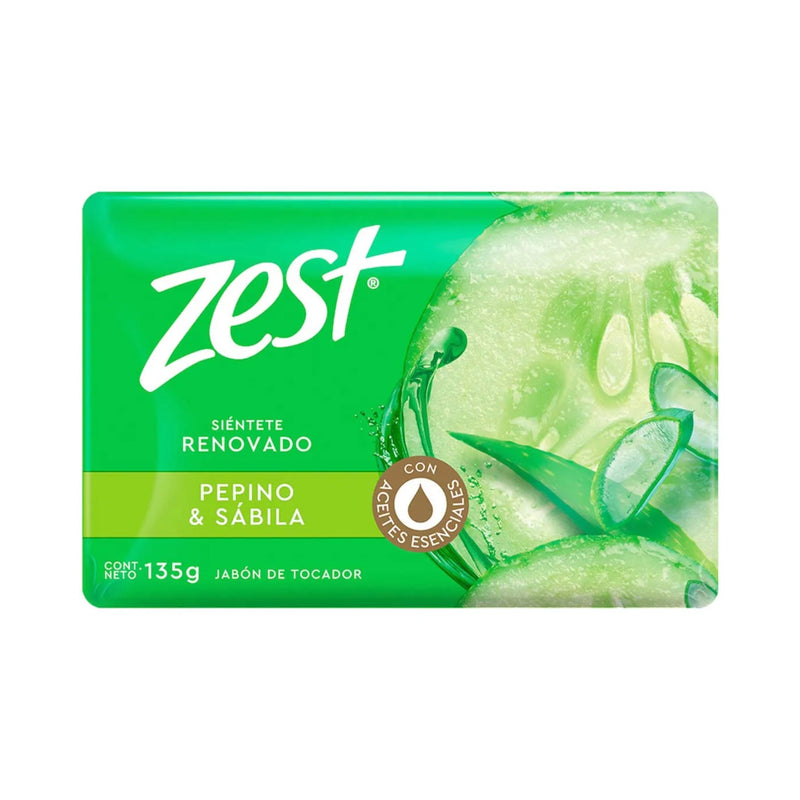 ZEST NATURA SABILA/PEPINO 135 GR