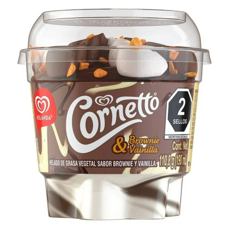HOLANDA CORNETTO COPA BROWINIE VAINILLA 190 ML