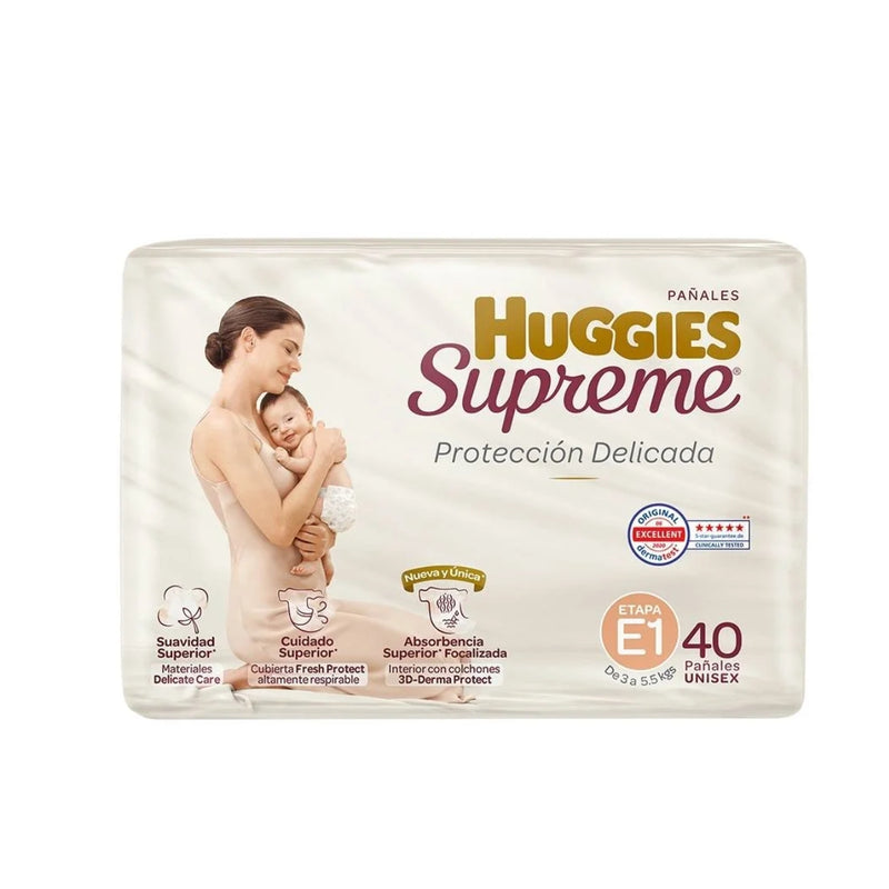 HUGGIES SUPREME 1 C/40