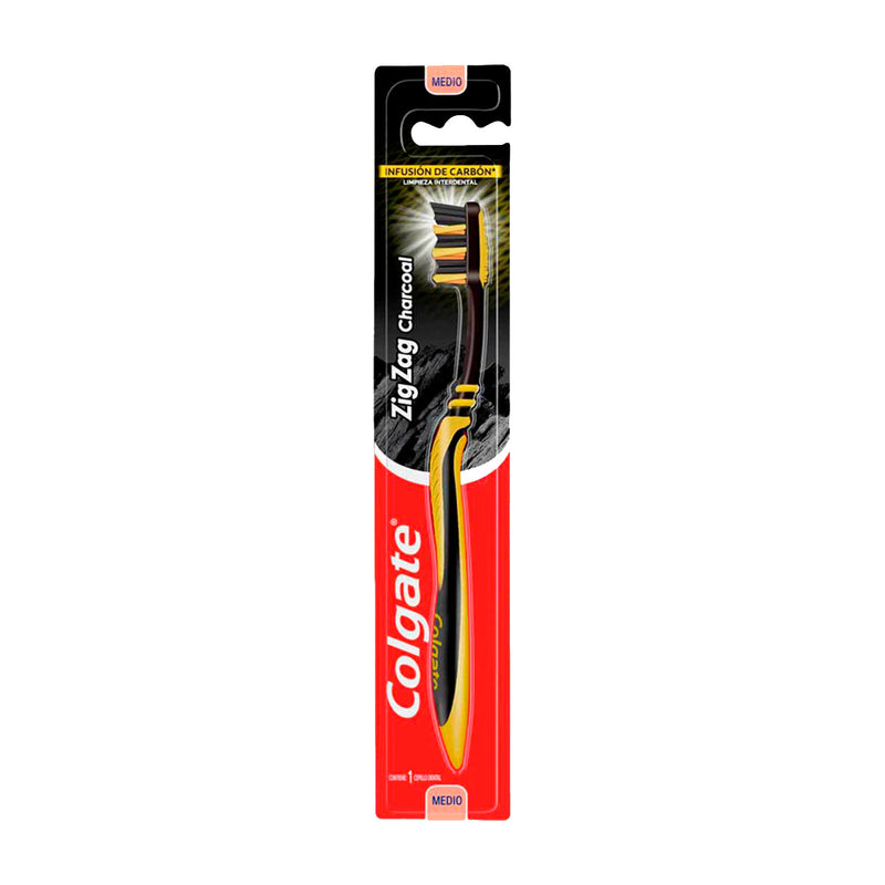 COLGATE ZIG ZAG CHARCOAL MED CEP DENTAL C/1