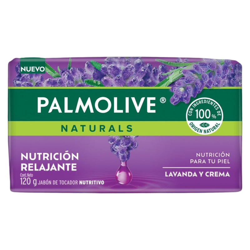 PALMOLIVE NAT LAVANDA Y CREMA 120 GR