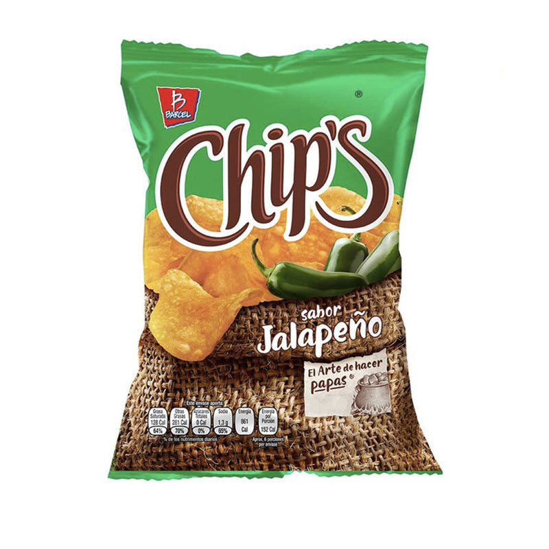 CHIPS JALAPEÑO BARCEL 46 GR