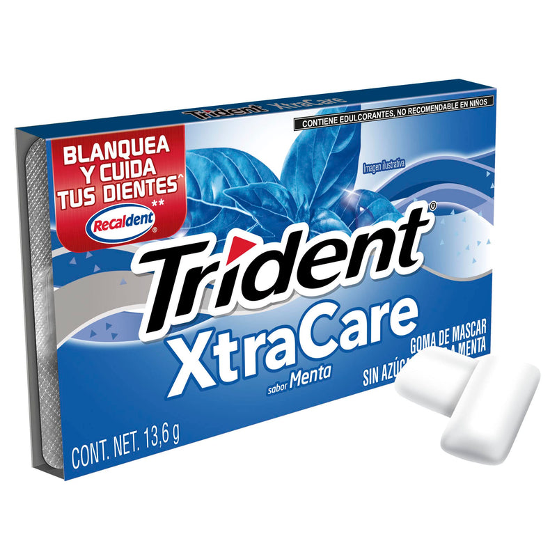 TRIDENT XTRA CARE MENTA 13.6 GR