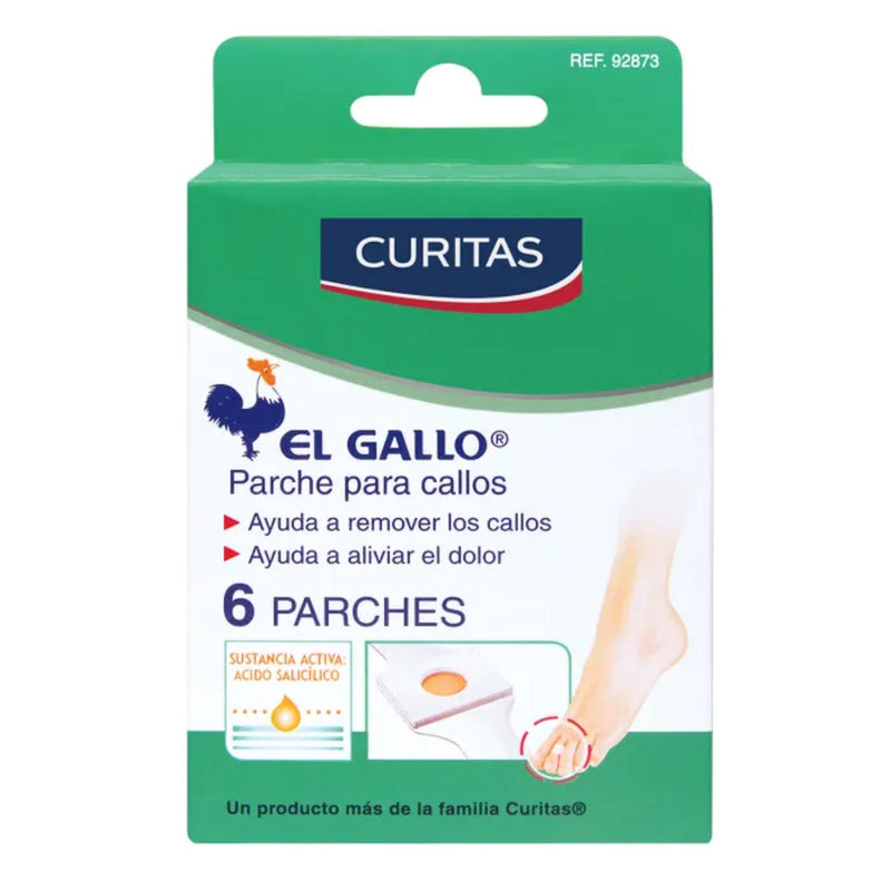 CURITAS EL GALLO PARCHE P/CALLOS C/6