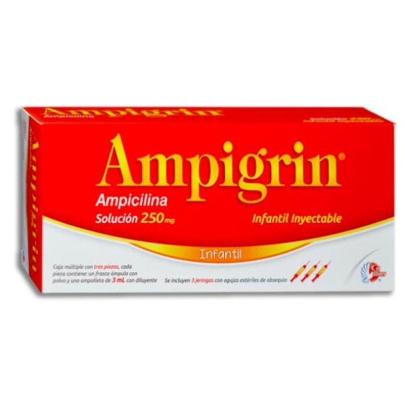 AMPIGRIN INF SOL INY 3 ML C/3 GI