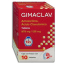 GIMACLAV 875/125 MG TAB C/10 COLLINS GI