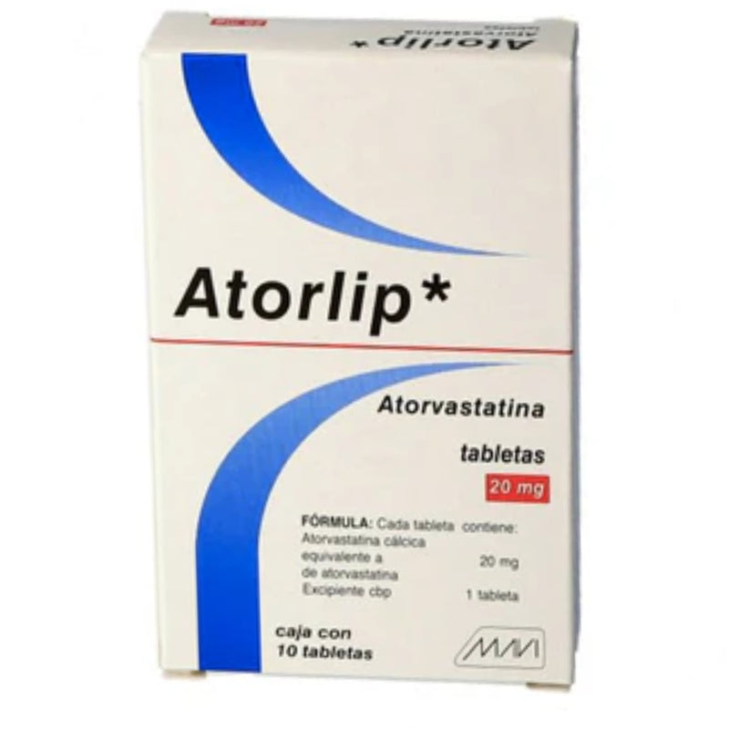 ATORLIP 20 MG TAB C/10 GI