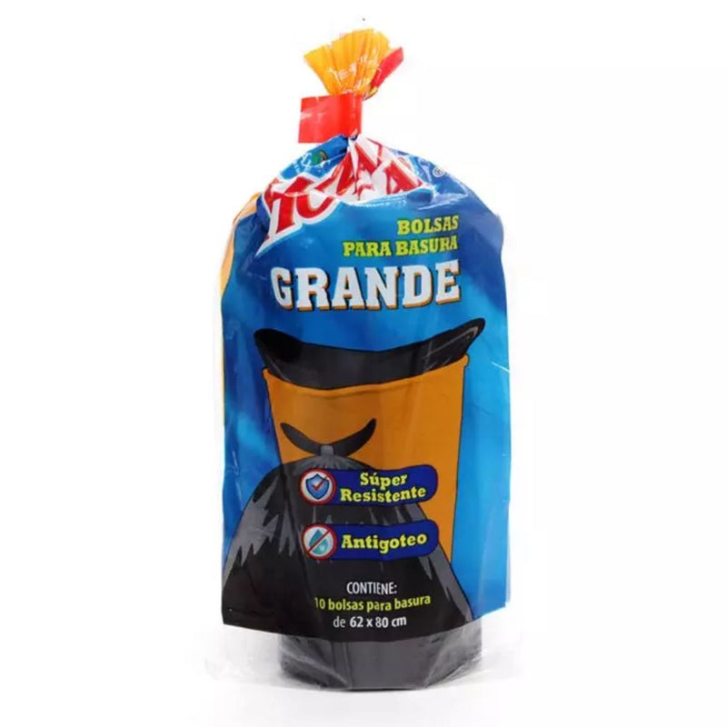 MAXI BOLSA P/ BASURA GD C/10