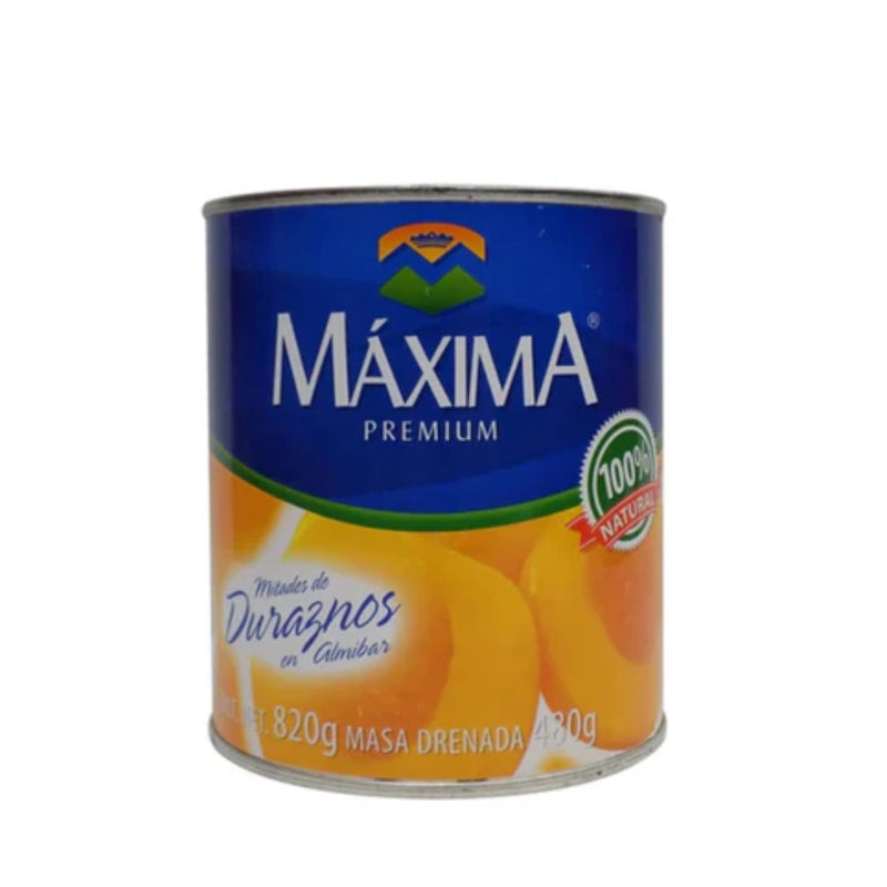 MAXIMA DURAZNOS MITAD ALM 820G
