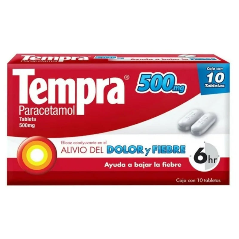 TEMPRA AD 500 MG TAB C/10