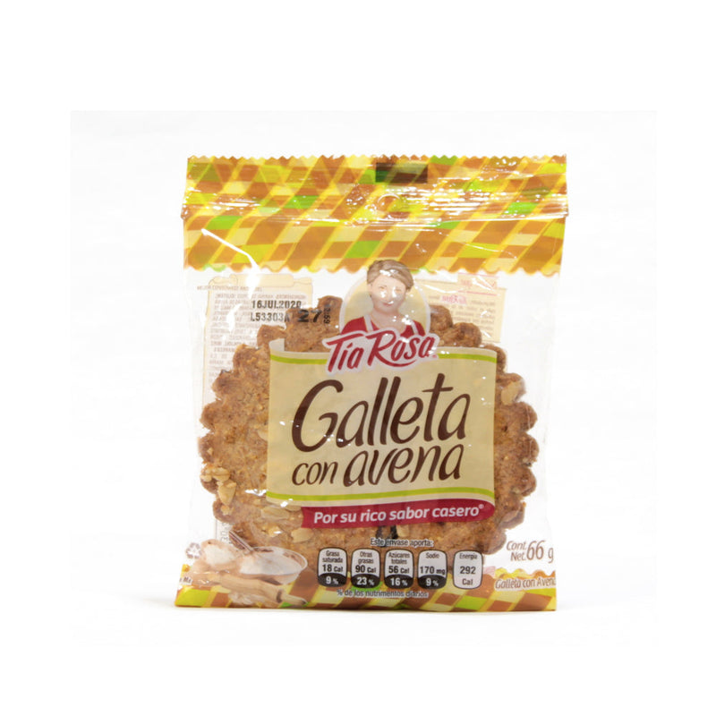 TIA ROSA GALLETA INTEGRAL AVENA 60GR