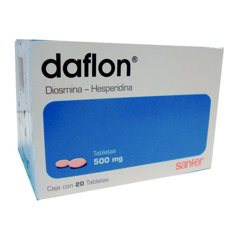 DAFLON 500 MG TAB C/20 TRIPACK