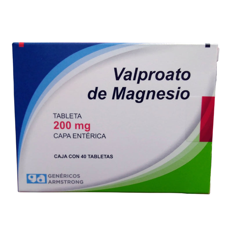 VALPROATO DE MAGNESIO 200 MG TAB C/40 GI