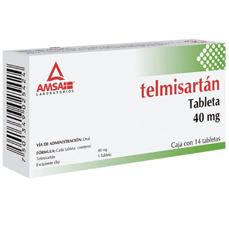 TELMISARTAN 40 MG TAB C/14 AMSA GI